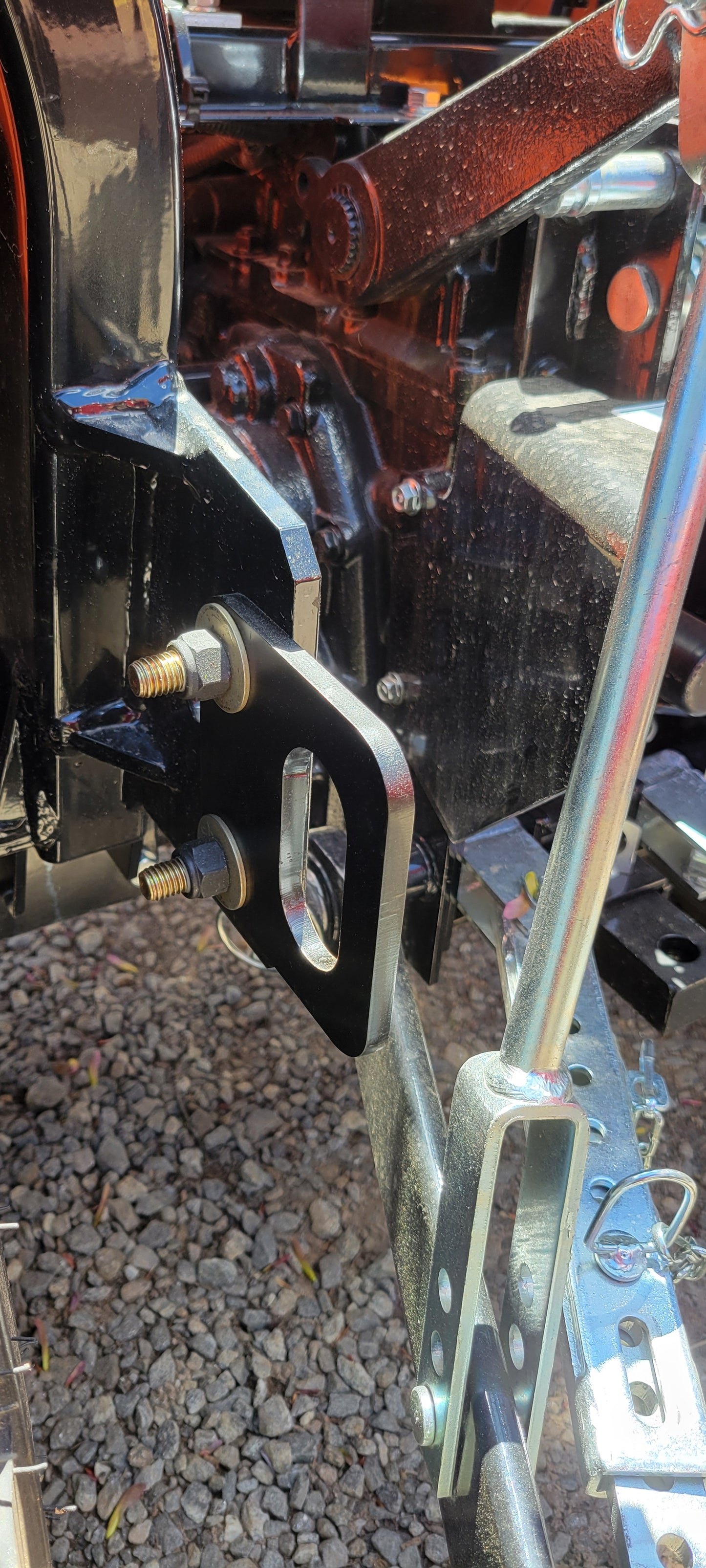 Tractor tiedown mount kit bad boy 3026